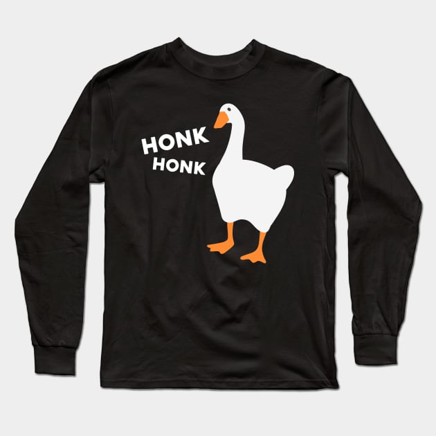 Big Honking Goose Long Sleeve T-Shirt by Starquake